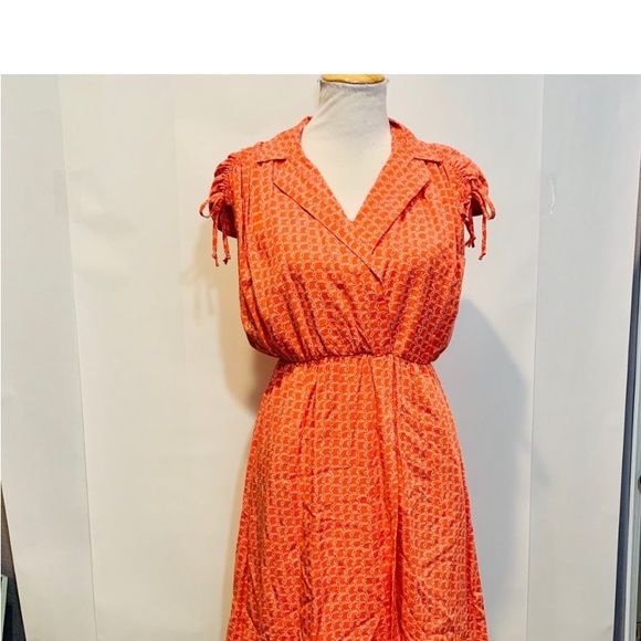 ⭐️ ANTHROPOLOGIE Maeve Carlotta Ruched Dress - Picture 4 of 8